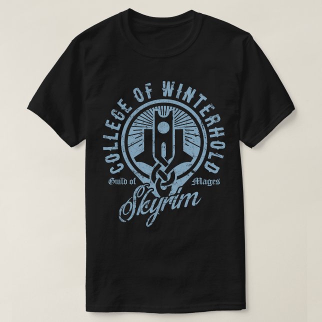 Camiseta Colegio de Winterhold (Diseño del anverso)