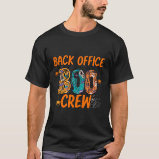 Camiseta Colegio Halloween Costum de Back Office Boo Crew F