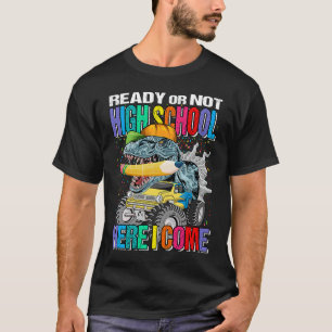 Camiseta Colegio Listo O No Aquí Vengo Monster Truck