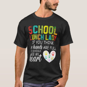 Camiseta Colegio Lunes Lady Squad Cafeteria Crew debería ve