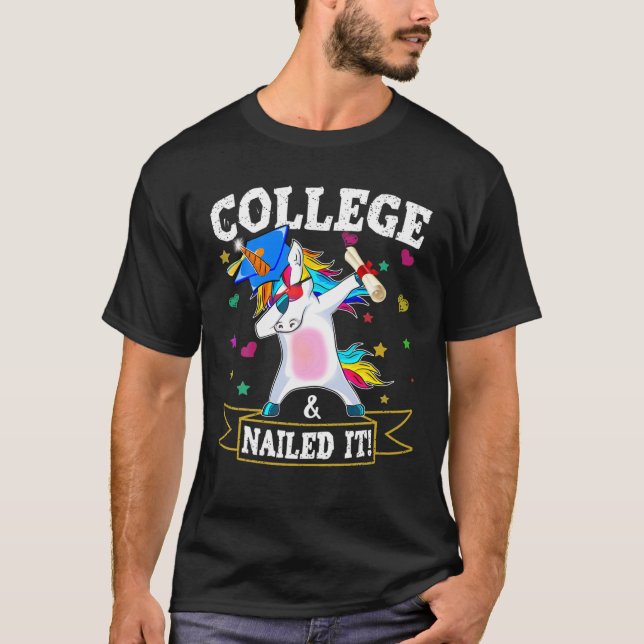 Camiseta Colegio No Encerró La Clase De Unicorn Dabbing De  (Anverso)