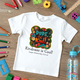 Camiseta Colegio Personalizado Tipo Cute Sé Amable