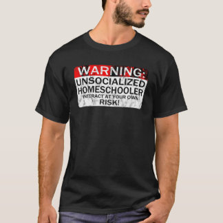 Camiseta Colegio residencial TShirt advierte no socializar