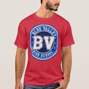 Camiseta Colegio Secundario Blue Valley gastado
