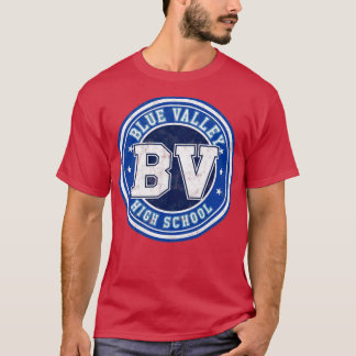 Camiseta Colegio Secundario Blue Valley gastado