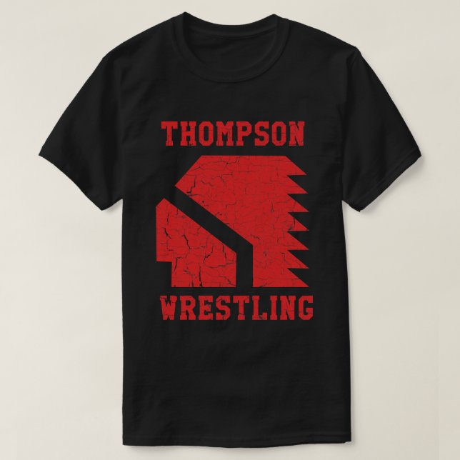 Camiseta Colegio Thompson High School Wrestling (Vision Que (Diseño del anverso)