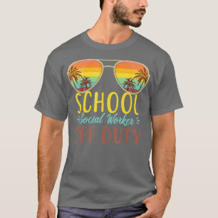 Camiseta Colegio Trabajador Social Fuera de servicio Playa