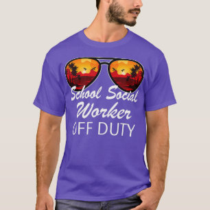 Camiseta Colegio Trabajador Social Fuera de servicio Playa