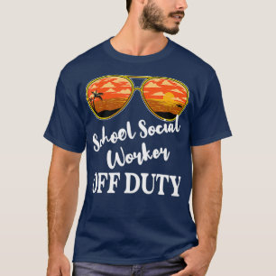 Camiseta Colegio Trabajador Social Fuera de servicio Playa