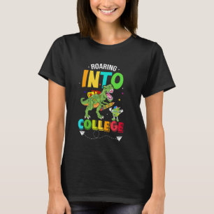 Camiseta Colegio Universitario de Grado de Dinosaurio Back
