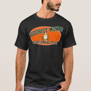 Camiseta Colegios Cazan A Monjes Budistas Comiendo Basura Y