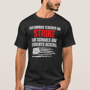 Camiseta Colegios de Maestros de Colón de Ohio en huelga