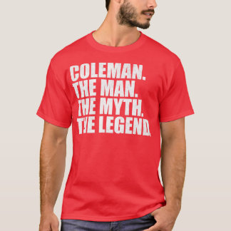 Camiseta ColemanColeman Nombre de la familia Coleman apelli