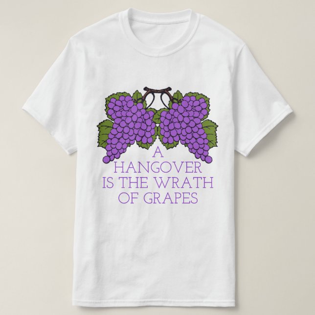 Camiseta Cólera de uvas (Diseño del anverso)