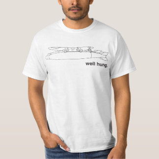 Camiseta colgada pozo del valor