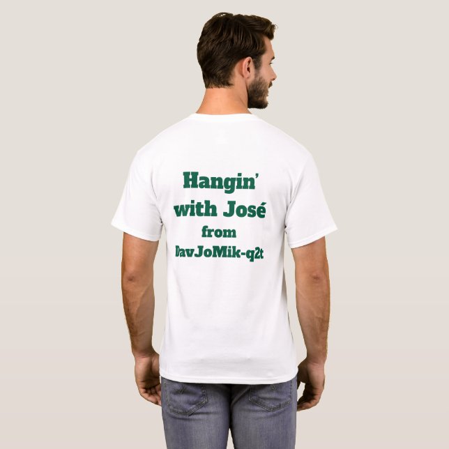 Camiseta Colgando con José (Reverso completo)