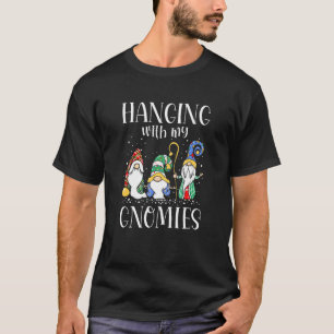 Camiseta Colgando Con Mi Amigo Gnomo Gnomies Navidad 1