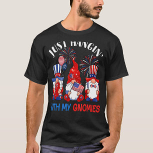 Camiseta Colgando Con Mi Bandera De Helado Del 4 De Julio