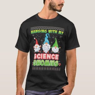 Camiseta Colgando Con Mi Ciencia Gnomies El Sueño Chico