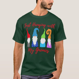 Camiseta Colgando con mis cómicos Navidades