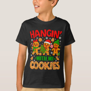 Camiseta Colgando Con Mis Galletas Hombres De Jengibre Navi