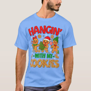 Camiseta Colgando con mis galletas hombres de jengibre Navi