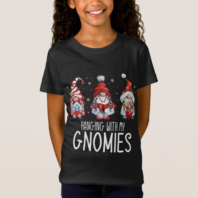 Camiseta Colgando con mis genomas Navidades (Anverso)