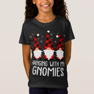 Camiseta Colgando Con Mis Gnomes Gnomes Día de San Valentín