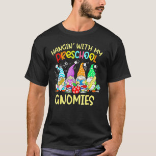 Camiseta Colgando Con Mis Gnomías De Preescolar De Vuelta A