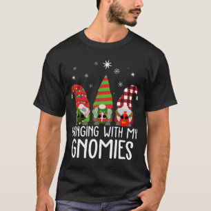 Camiseta Colgando Con Mis Gnomies Cinco Gnomes Gracias F