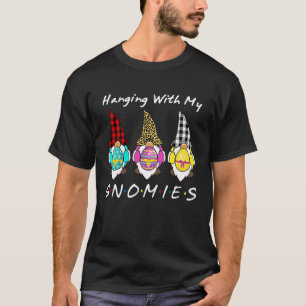 Camiseta Colgando con mis Gnomies Conejo Buscando Huevos Gn