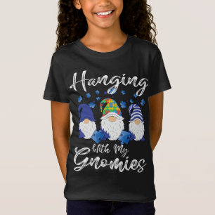 Camiseta Colgando Con Mis Gnomies Gnomes Divertido Valentin