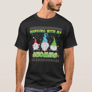 Camiseta Colgando Con Mis Gnomies Los Feo Navidades De Swea
