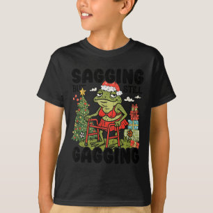 Camiseta Colgando Pero Todavía Atragantando, divertido meme