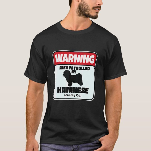 Camiseta Colgante de dueños de perros de Havanan, seguridad (Anverso)