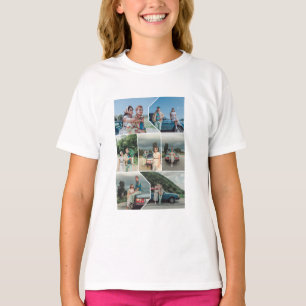 Camiseta Colgante de fotos estéticas minimalistas de color 