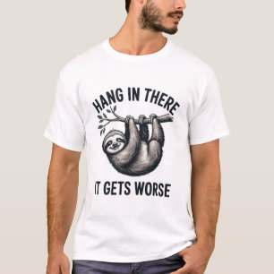 Camiseta Colgar Ahí El Gracioso Diseño Sarcástico