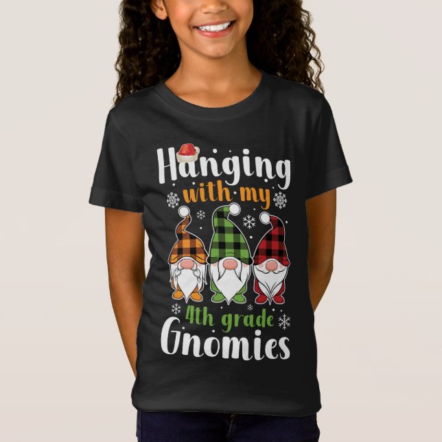 Camiseta Colgar con los Navidades de Gnomies Gnome Xmas Div (Anverso)