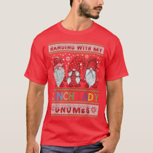 Camiseta Colgar con mi dama del almuerzo Gnomies Ugly Sweat