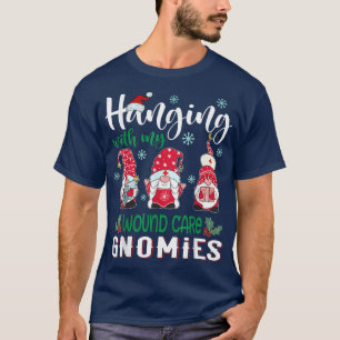 Camiseta Colgar con mi herida Cuidando a Gnomies Navidades
