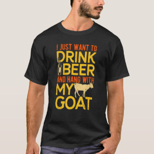 Camiseta Colgar con mi padre de la cabra Goat Farmer Goat