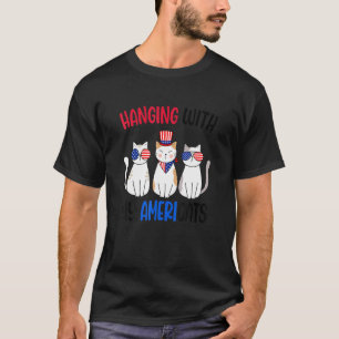 Camiseta Colgar Con Mis Americats Estadounidenses Gatos Est