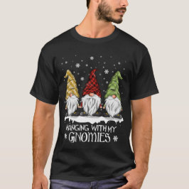 Camiseta Colgar con mis cómicos Navidades de Gnomes
