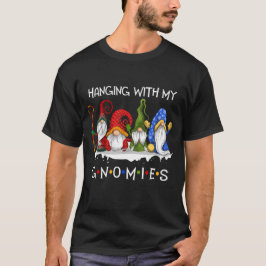 Camiseta Colgar con mis cómicos Navidades de Gnomes