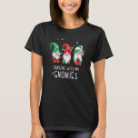 Camiseta Colgar con mis gnomos Nórdicos Santa Gnome Christm<br><div class="desc">Colgando Con Mis Gnomies Navidades Nórdicos De Santa Gnome Pajama 1.</div>