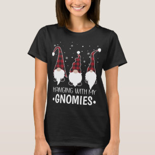 Camiseta Colgar con mis Navidades de Santa Gnome Paja