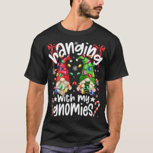 Camiseta Colgar con mis Navidades de Santa Gnome Paja