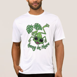 Camiseta Colgar En Allí La Feliz Rana Del Árbol Verde