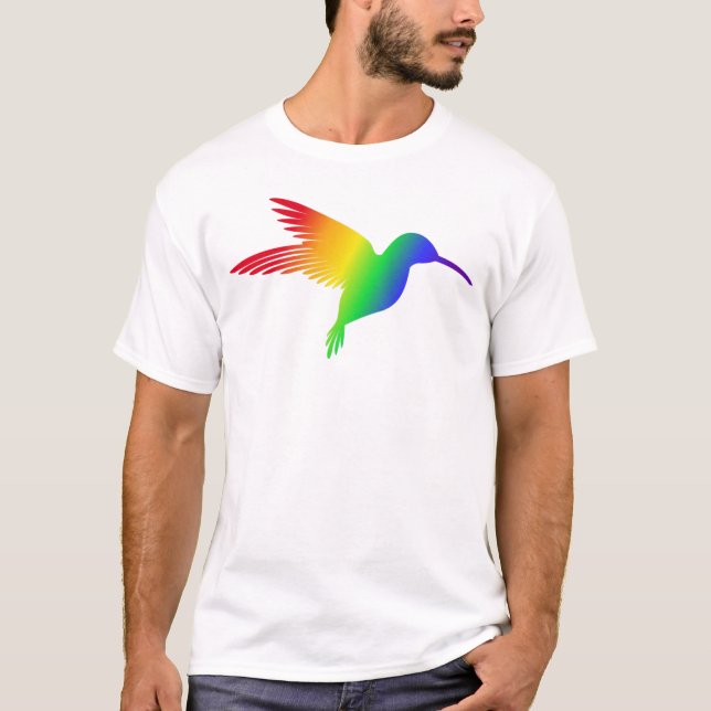 Camiseta Colibrí arcoiris (Anverso)
