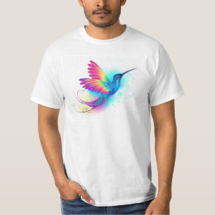Camiseta Colibrí arcoiris exótica